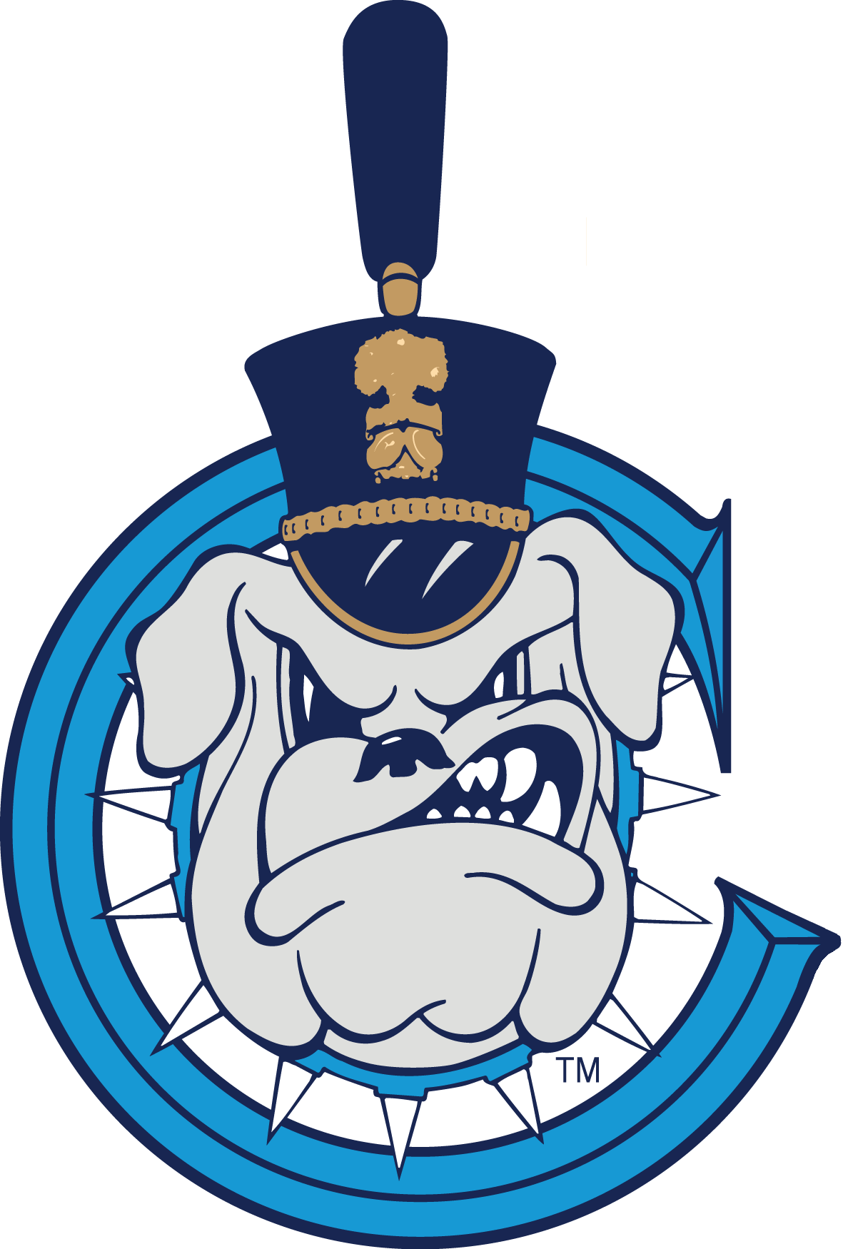 The Citadel Bulldogs 2000-Pres Secondary Logo vinyl decal